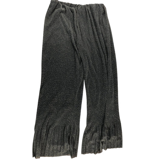 River Island Gold Shimmer Trousers UK 10 Women's Elasticated Waist Evening Wear