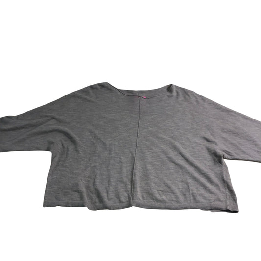 Branded Women's Medium Crop Sweater Cotton Brown Open Back SIZE 12