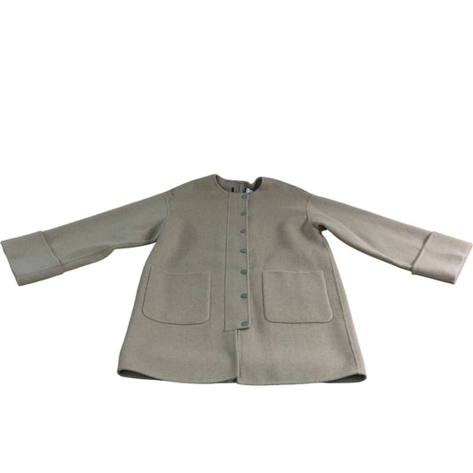 Branded Neutral Wool Blend Coat Size 12
