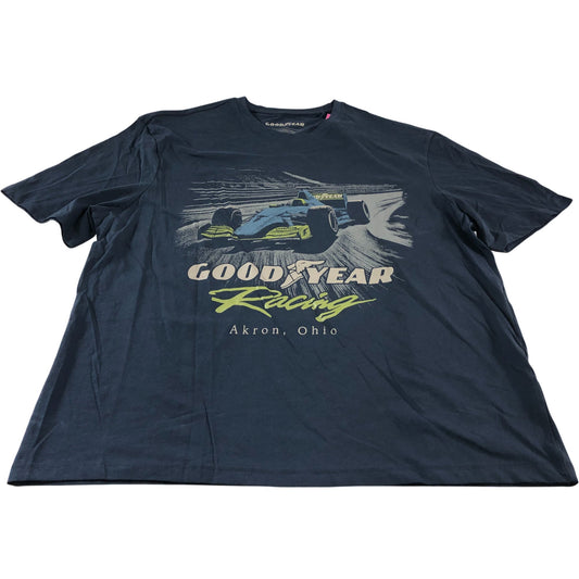 Good Year Navy Racing T-Shirt - Size XL