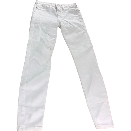 River Island Molly Jeans UK10 Women's White Skinny Fit