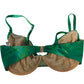 Pour Moi Green Swim Bra Size 36FF Women Recycled Polyamide Eco Friendly