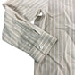 River Island Men's Casual Striped Shirt Size M Beige White Stripes