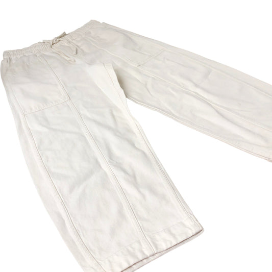 Women's Casual Cream Trousers UK8