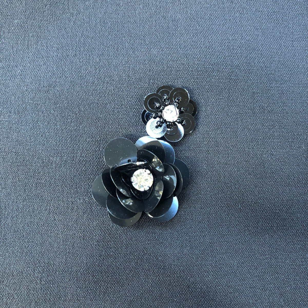 River Island Black Sequin Flower Embellished Skorts Women's