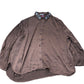 Brown Blouse UK22 Women's Embellished Collar 100% Polyester Top