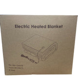 Electric Heated Blanket 180x200cm Model HP-008-TL Grey Soft Warm Cozy