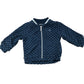 River Island Outfit Set 0-3 Months Zip Jacket T-Shirt Joggers Blue Check
