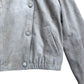 Suede Cropped Pilot Bomber Jacket - Size XS