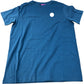 T-Shirt Men's Blue Cotton Short Sleeve Casual Wear Size 12-13 Years