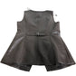River Island Brown Sleeveless Vest Size 12 Women's Lightweight Button Up