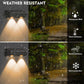 Solar Garden Lights Outdoor Waterproof LED Flood Lights Set of 4 Auto On Off