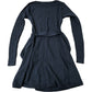 Abercrombie & Fitch Kids Dress Long Sleeve Ribbed Knit Charcoal 11-12 Years