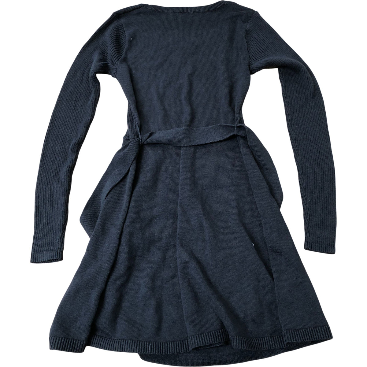 Abercrombie & Fitch Kids Dress Long Sleeve Ribbed Knit Charcoal 11-12 Years