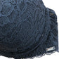ella M Lily T Shirt Bra UK34B Women's Soft Luxury Lace Black Comfort Padding