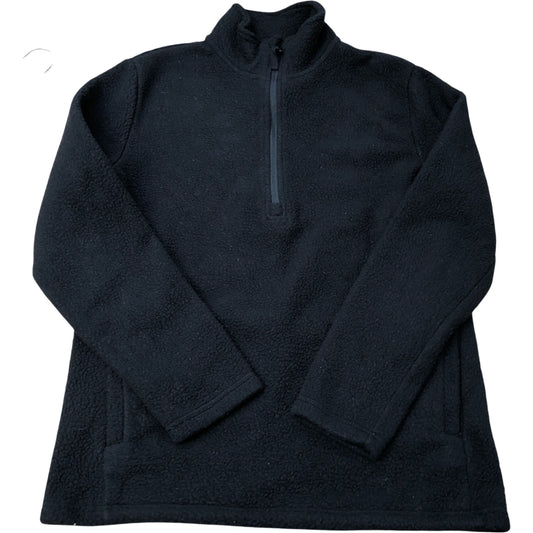 Mountain Warehouse Quarter Zip Black Fleece Size M