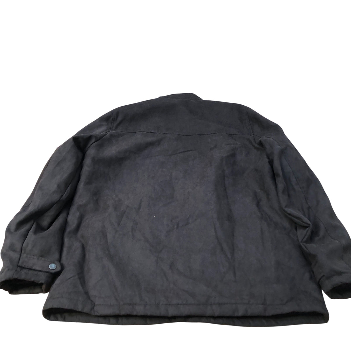 Men's Brown Polyester Casual Jacket with Pockets XL