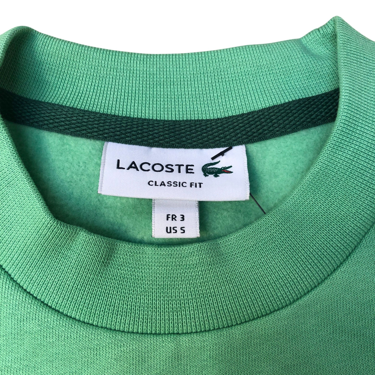 Lacoste Classic Fit Sweatshirt Green Size S