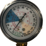 MACHSWON R134A Recharge Hose Pressure Gauge Tool HVAC AC System Maintenance