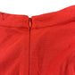 Orange High Neck Midi Dress - Size 20