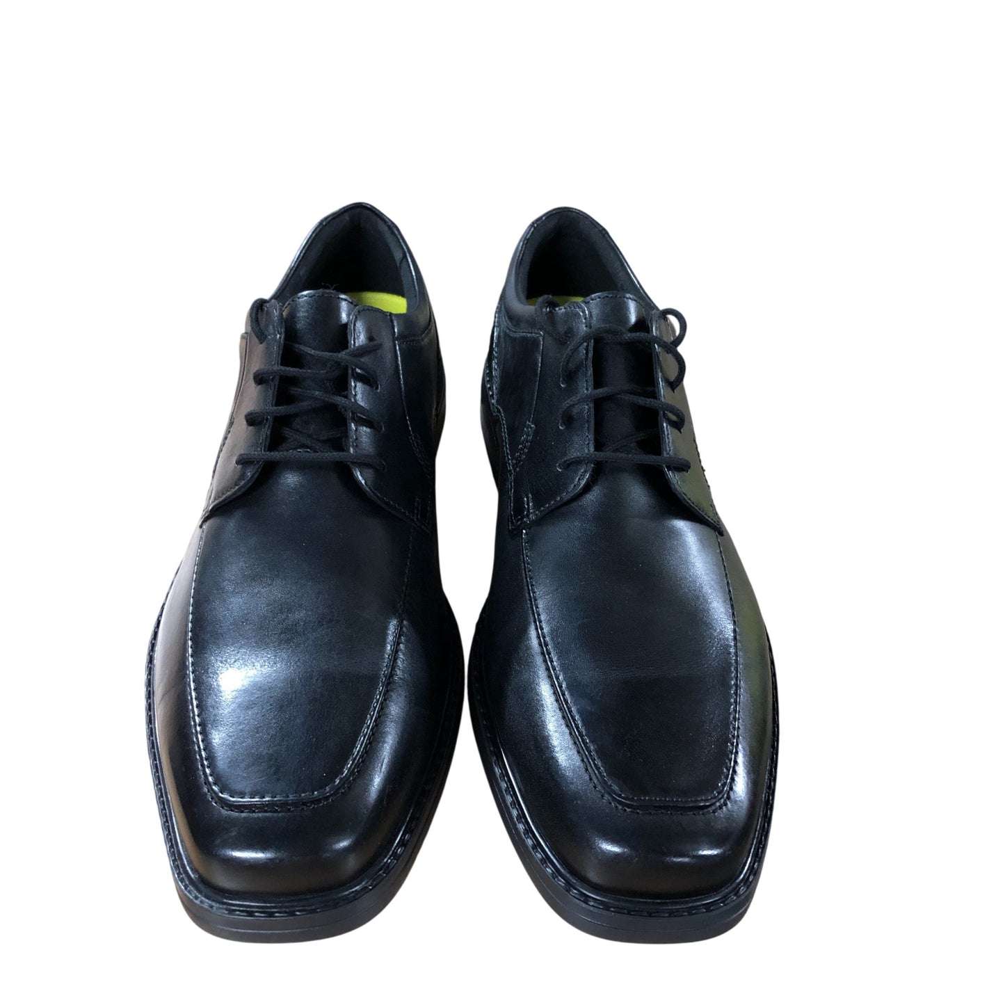 Clarks Ipswich Apron II Formal Shoes UK 11 G Black Leather Mens Comfort