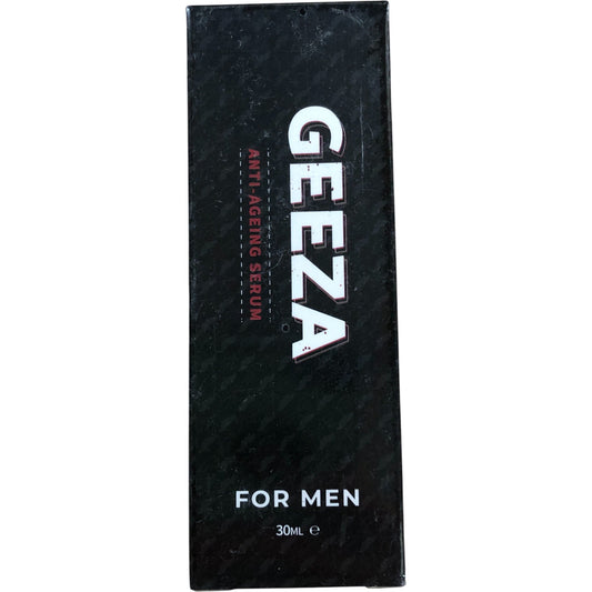 Geeza Anti-Ageing Serum For Men 30ml Boosts Skin Health Smooths Wrinkles