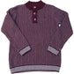 Crew Clothing Company Kids Sweater Maroon Button Up 10-11 Years