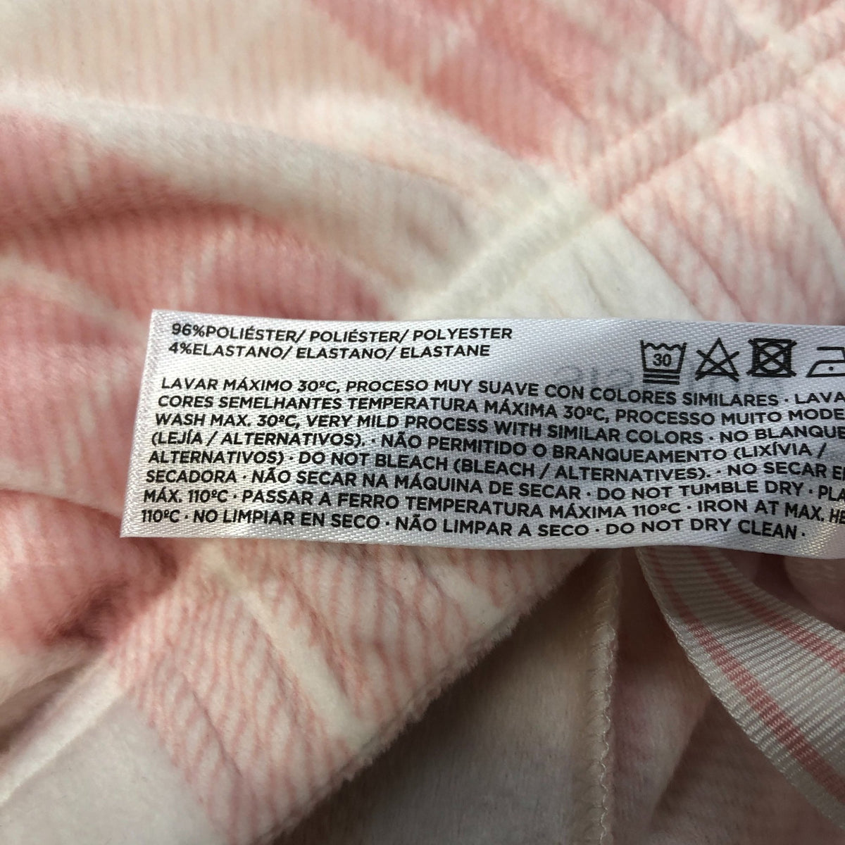 Enfasis Pink Plaid Lounge PJ Fleece Bottom Size S