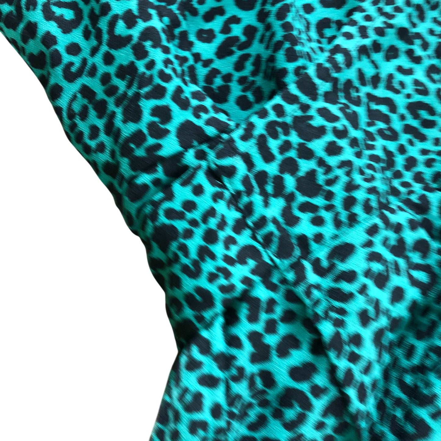 Branded Green Leopard print Wrap Dress - Size 12