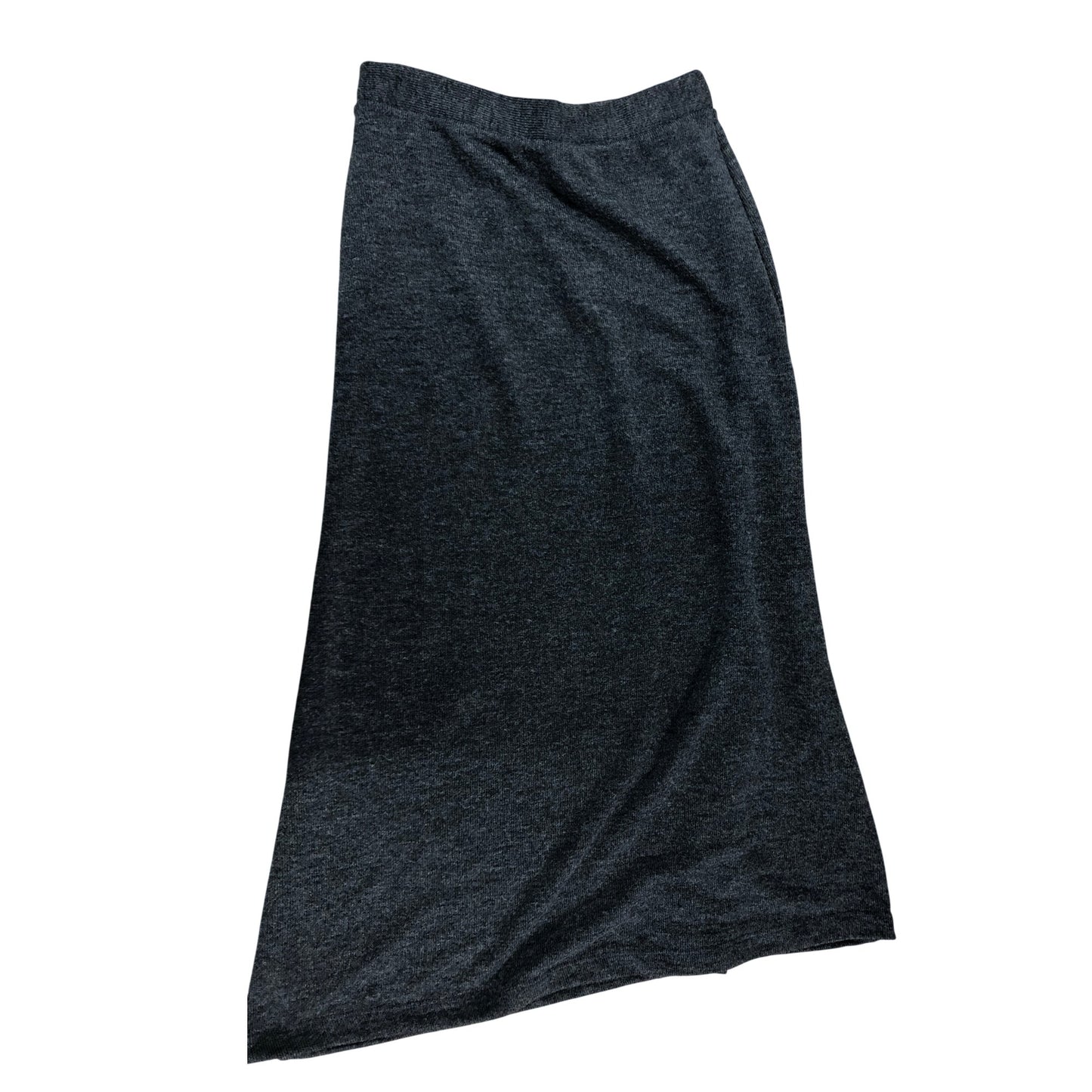 Rivers Island Grey Pencil Skirt UK 12 Women's Stretchy Jersey Elastic Waist