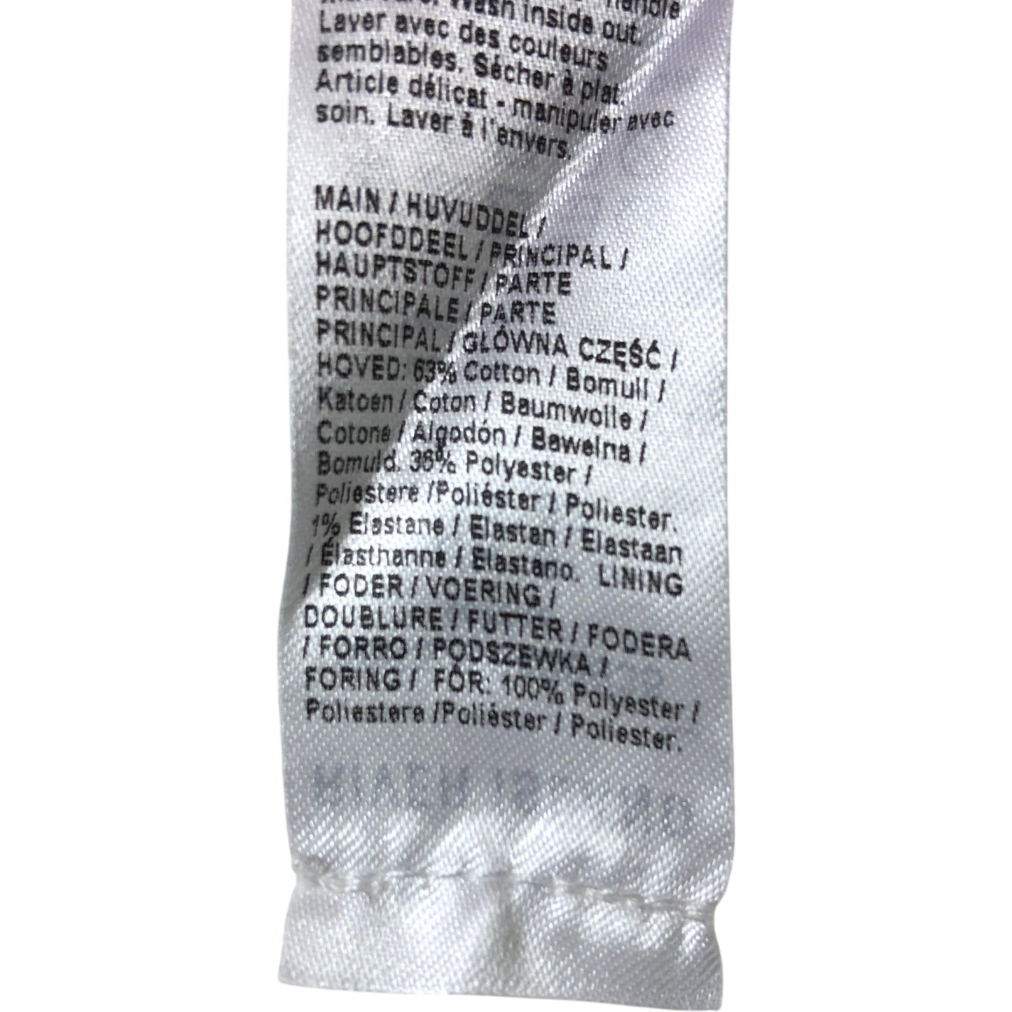 River Island UK6 Women's White Crinkle Button Up Blouse Size Medium Cotton Blend