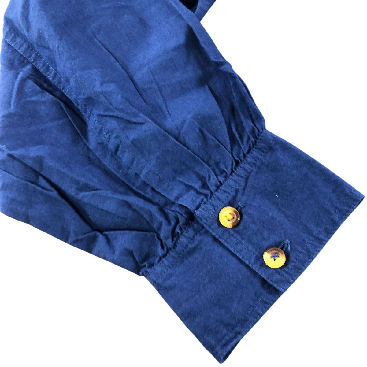 Honey Mix Media Top UK20 Women's Blue Cotton Long Sleeve