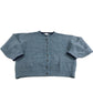 Savick Bomber Cardigan UK16 Women's Mid Blue Knitted