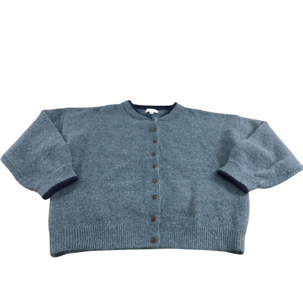Savick Bomber Cardigan UK16 Women's Mid Blue Knitted