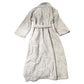 The White Company Small Grey Fleece Robe Women's Soft Plush Bathrobe Size 12