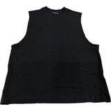 River Island Sleeveless Vest Top UK Size S Black Cotton Casual Wear
