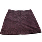 Pink Patterned Women's Skirt UK Size 20 Organic Cotton