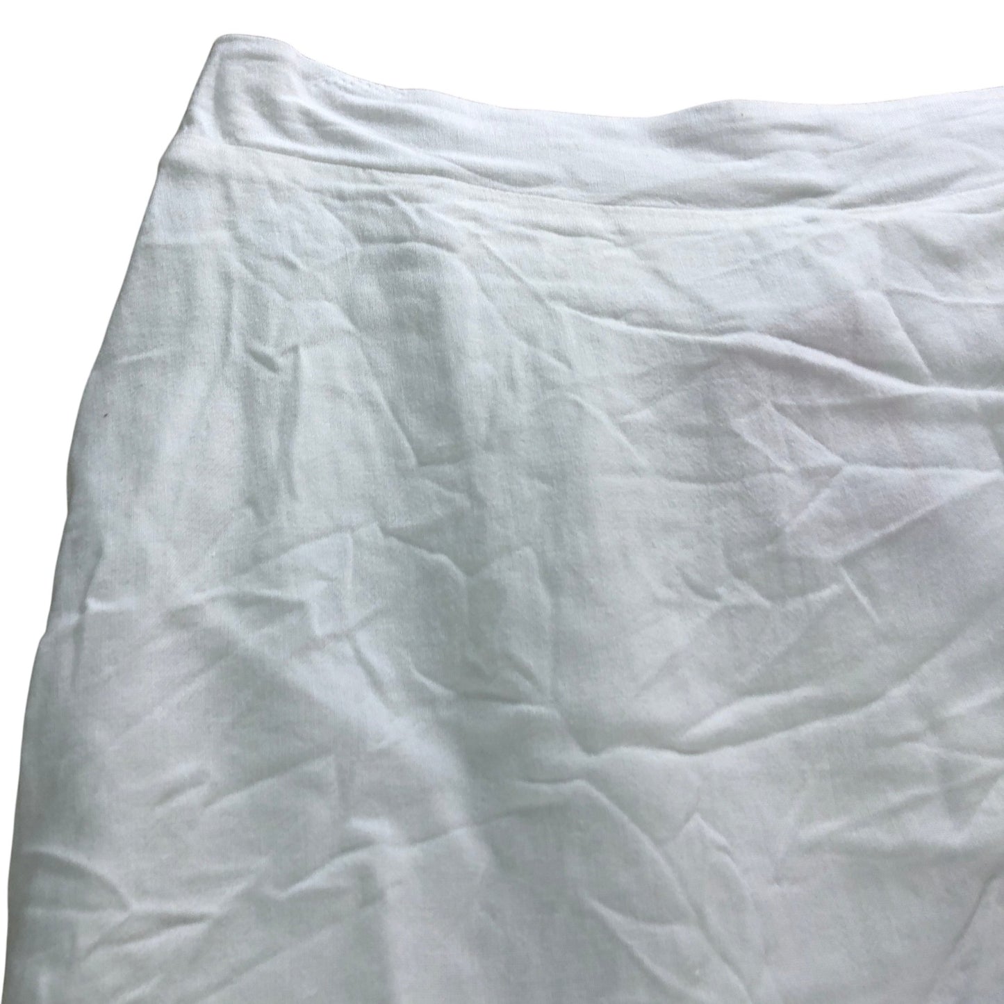 River Island Women's White Maxi Skirt UK16 Elasticated Waist