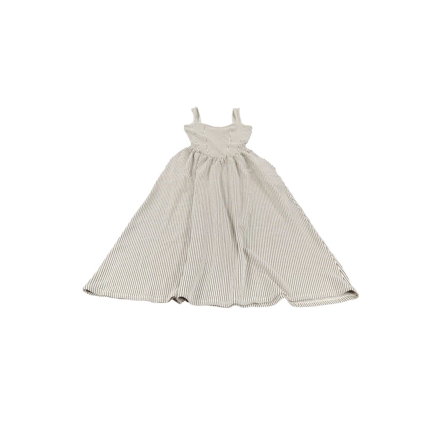 River Island Striped Casual Dress UK8 Women's Sleeveless A-Line Midi