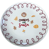 Cookies For Santa Decorative Plate Festive Christmas Décor