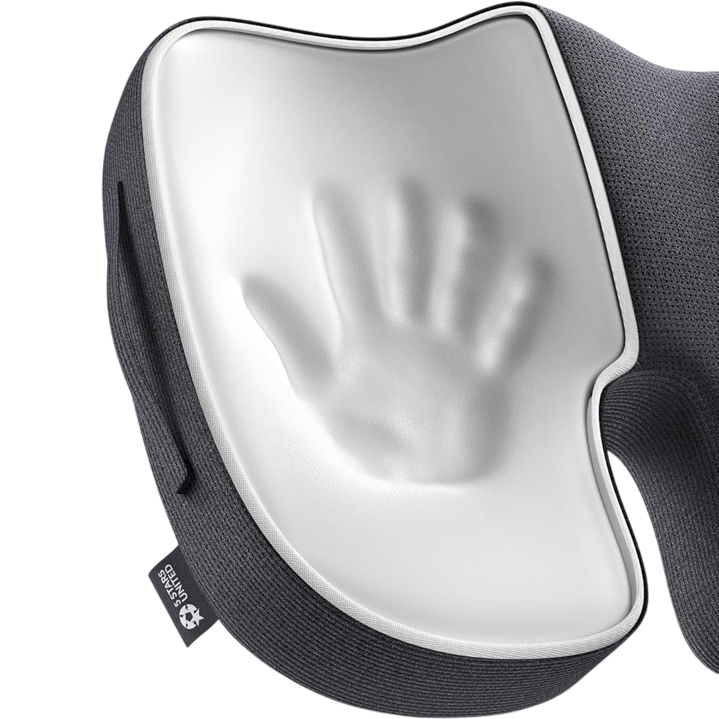 5 Stars United Memory Foam Seat Cushion Ergonomic Comfort Relief 16.5x18x4