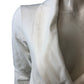 River Island White Blouse UK S Women's Long Sleeve Elegant Draped Style
