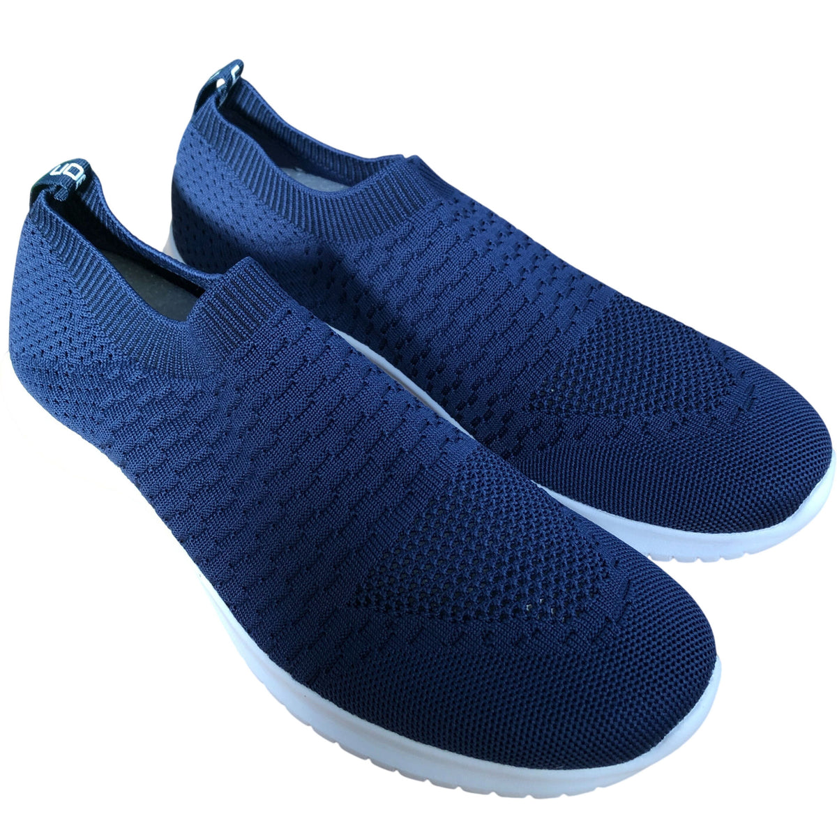 Slip On Sneakers Lightweight Breathable Navy Blue UK10.5