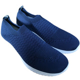 Slip On Sneakers Lightweight Breathable Navy Blue UK10.5