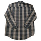 Graniph Beautiful Shadow Gentlemen Casual Shirt M Plaid Embroidered Top Hat