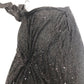 Lovedrobe Black Sequin Wrap Skirt Women's Sparkly Party Wear UK12
