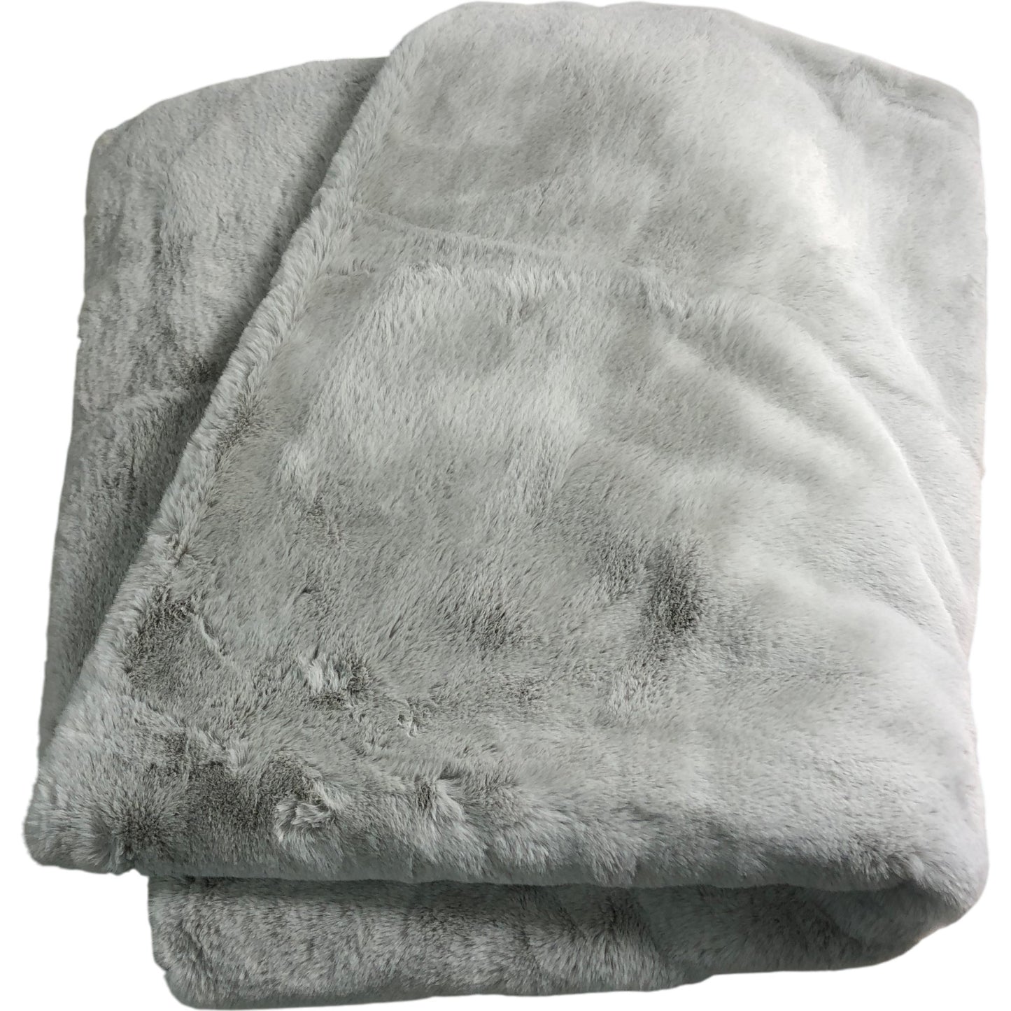 Branded Dove Grey Faux Fur Throw Soft Luxury Blanket 140x200cm
