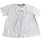 All Saints Girls Ruched T-Shirt Size 5-6 Years White Short Sleeve Top