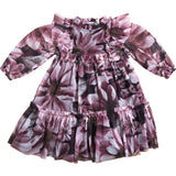 Branded Floral Dress 9-12M Baby Girls Long Sleeve Pink Flowy