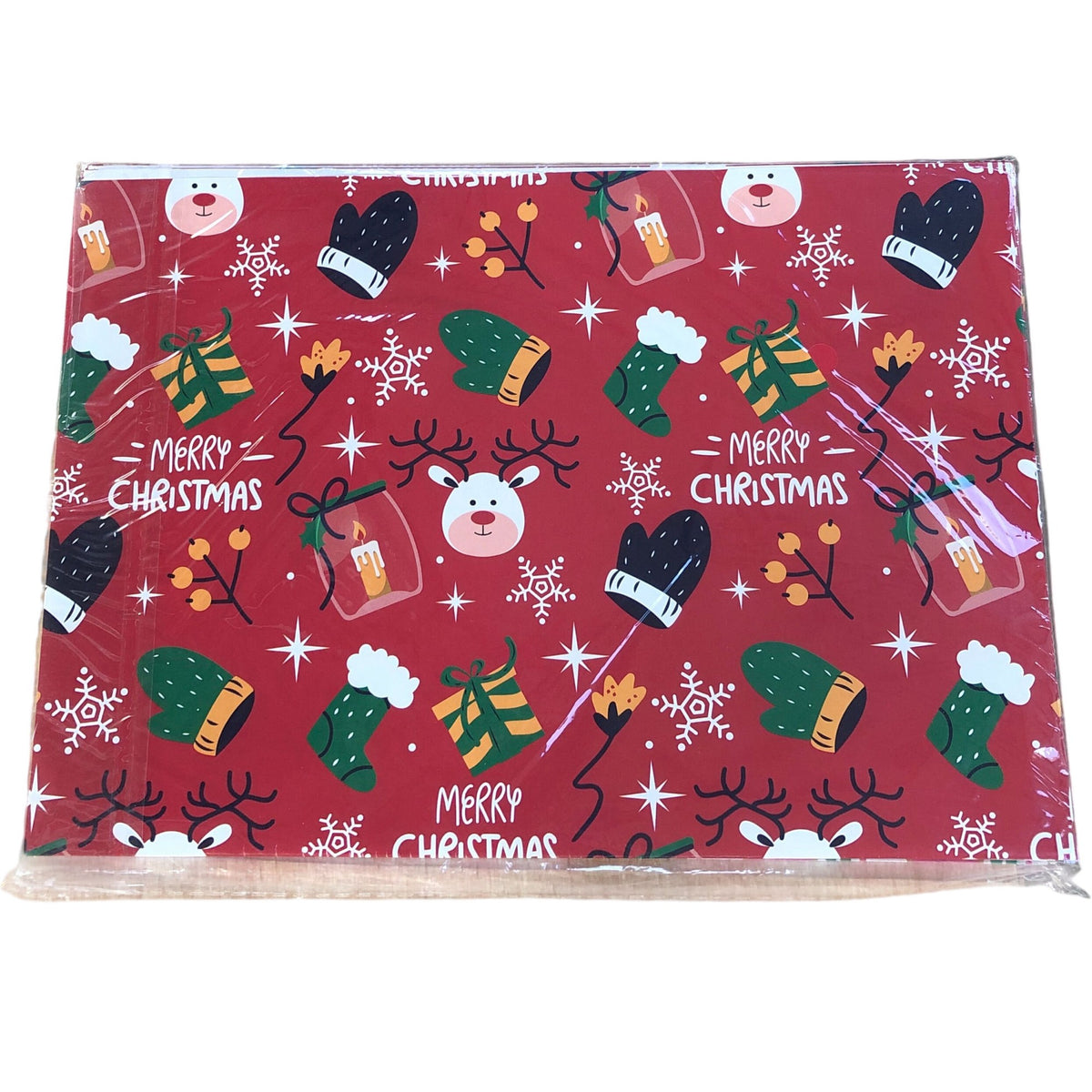 Christmas Wrapping Paper Seasonal Designs 12 Sheets